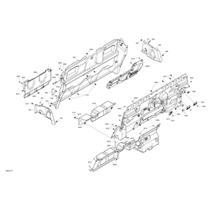 Central Seperation Panel Assy by Can-Am 715008421 OEM Hardware 715008421 Off Road Express Peach St