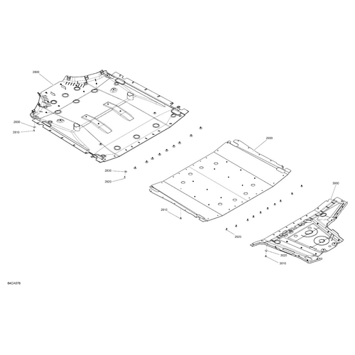 Central Skid Plate by Can-Am