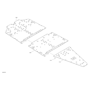 Central Skid Plate by Can-Am 705016810 OEM Hardware 705016810 Off Road Express Peach St