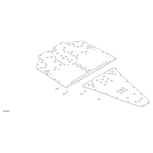 Central Skid Plate by Can-Am 705016871 OEM Hardware 705016871 Off Road Express Peach St