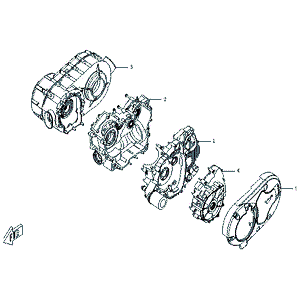 Cf188-A Engine Assy. (Cvtech Driven Pulley With Engine Brake No Power Limit Without Carb.) by CF Moto 018A-B20000-0800 OEM Hardware 018A-B20000-0800 Northstar Polaris