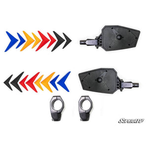 CFMOTO Seeker Side View Mirrors by SuperATV SVM-003#CF Side View Mirror SVM-003#CF SuperATV