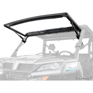 CFMOTO UForce 1000 MaxDrive Power Flip Windshield by SuperATV PFWS-CF-UF1000-70 Folding Windshield PFWS-CF-UF1000-70 SuperATV