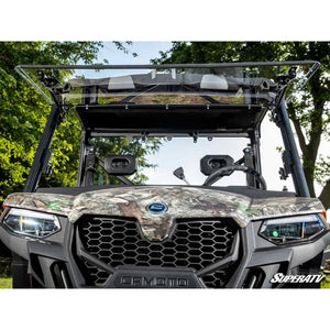 CFMOTO UForce 600 Scratch Resistant Flip Windshield by SuperATV FWS-CF-UF600-70 Folding Windshield FWS-CF-UF600-70 SuperATV