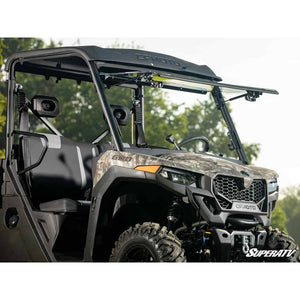 CFMOTO UForce 600 Scratch Resistant Flip Windshield by SuperATV FWS-CF-UF600-70 Folding Windshield FWS-CF-UF600-70 SuperATV