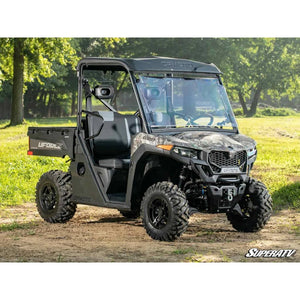 CFMOTO UForce 600 Scratch Resistant Flip Windshield by SuperATV FWS-CF-UF600-70 Folding Windshield FWS-CF-UF600-70 SuperATV