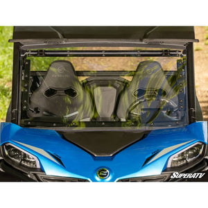 CFMOTO ZForce 800 Trail Scratch-Resistant Flip Windshield by SuperATV FWS-CF-ZF800T-70 Folding Windshield FWS-CF-ZF800T-70 SuperATV