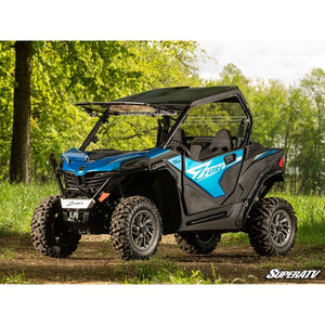 CFMOTO ZForce 800 Trail Scratch-Resistant Flip Windshield by SuperATV FWS-CF-ZF800T-70 Folding Windshield FWS-CF-ZF800T-70 SuperATV