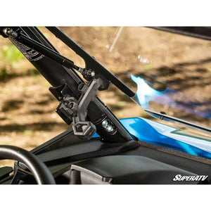 CFMOTO ZForce 800 Trail Scratch-Resistant Flip Windshield by SuperATV FWS-CF-ZF800T-70 Folding Windshield FWS-CF-ZF800T-70 SuperATV