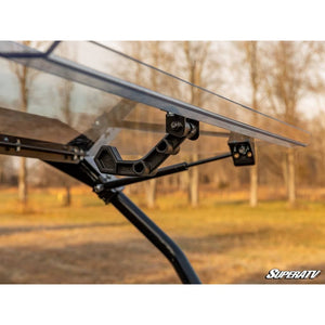 CFMOTO ZForce 950 Scratch Resistant Flip Windshield by SuperATV FWS-CF-ZF950-70 Folding Windshield FWS-CF-ZF950-70 SuperATV