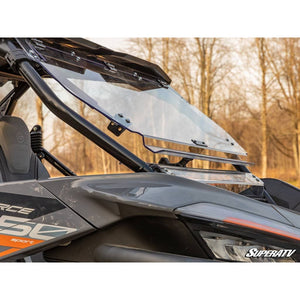 CFMOTO ZForce 950 Scratch Resistant Flip Windshield by SuperATV FWS-CF-ZF950-70 Folding Windshield FWS-CF-ZF950-70 SuperATV