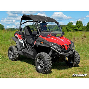 CFMOTO ZForce Scratch Resistant Flip Windshield by SuperATV FWS-CF-ZF800EX-70 Folding Windshield FWS-CF-ZF800EX-70 SuperATV