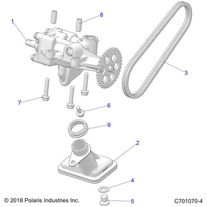 Chain-Oil Pump Drive,G-90 by Polaris 3225043 OEM Hardware P3225043 Off Road Express