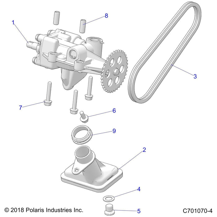 Chain-Oil Pump Drive,G-90 by Polaris