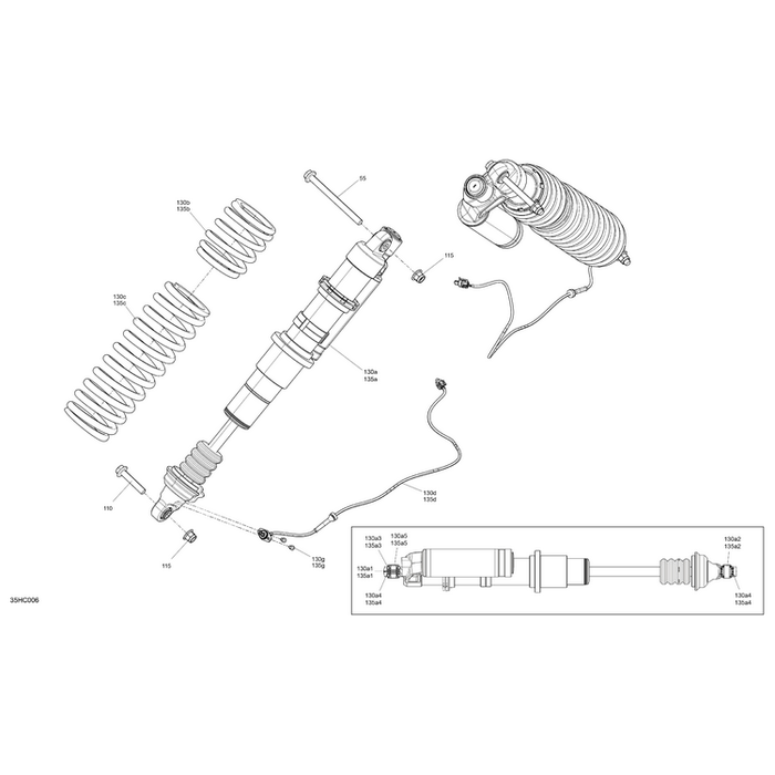 Chalk, Compression Spring by Can-Am