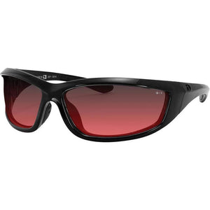 Charger Sunglasses Black W/Rose Lens by Bobster ECHA001R Sunglasses 26-4896 Western Powersports Drop Ship