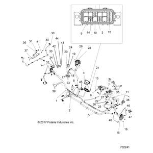 Chassis Harness, 7 In Display by Polaris 2414324 OEM Hardware P2414324 Off Road Express Drop Ship