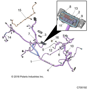 Chassis Harness, Base, Drive by Polaris 2414380 OEM Hardware P2414380 Off Road Express Drop Ship