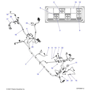 Chassis Harness, Crew by Polaris 2414815 OEM Hardware P2414815 Off Road Express Drop Ship