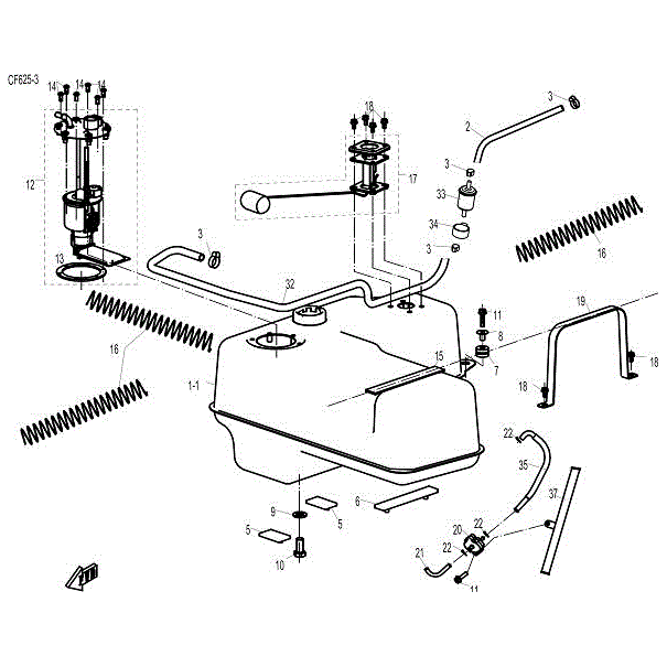 Check Valve by CF Moto