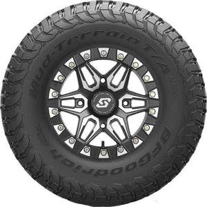 Chopper Wheel Kit w/ Mud Terrain Tire 14X7 4/156 4+3 Black by Sedona 87-3001+570-1282 Premounted Wheel & Tire Kit 87-SED10008 Western Powersports Drop Ship