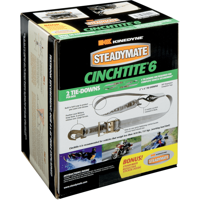 Cinchtite 6 Tie-Downs By Steadymate