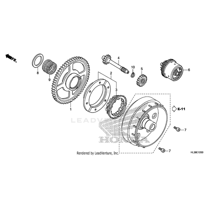 Circlip (Outer) (15Mm) by Honda