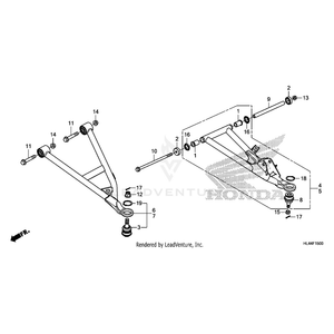 Circlip (Outer) (36Mm) by Honda 94514-36000 OEM Hardware 94514-36000 Off Road Express Peach St