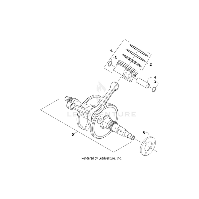 Circlip,Piston Pin-A950 By Arctic Cat