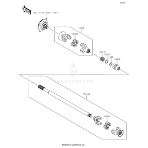 Circlip-Type-C,24Mm by Kawasaki 480J2400 OEM Hardware 480J2400 Off Road Express Peach St