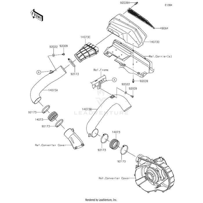 Clamp,130Mm by Kawasaki