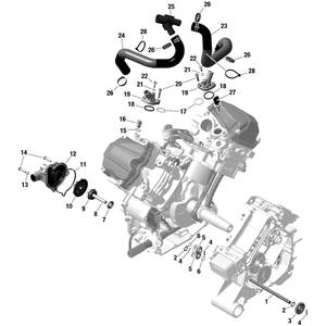 Clamp 24.8-28.0MM by Can-Am 420251579 OEM Hardware 420251579 Off Road Express Peach St