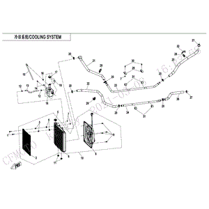 Clamp B30 by CF Moto A000-180006 OEM Hardware A000-180006 Northstar Polaris