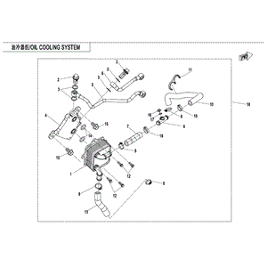 Clamp D25.6 by CF Moto C3H0-073002 OEM Hardware C3H0-073002 Northstar Polaris