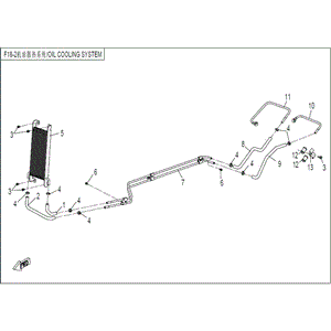 Clamp(F18.5) by CF Moto 7020-180001 OEM Hardware 7020-180001 Northstar Polaris