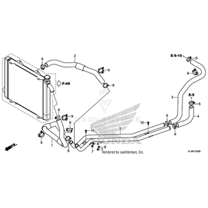 Clamp, Hose (24-32Mm) by Honda 19516-ML7-691 OEM Hardware 19516-ML7-691 Off Road Express Peach St