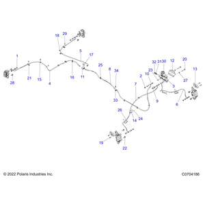 Clamp-Hose,.375Dia,Vinyl Coat by Polaris 7081472 OEM Hardware P7081472 Off Road Express