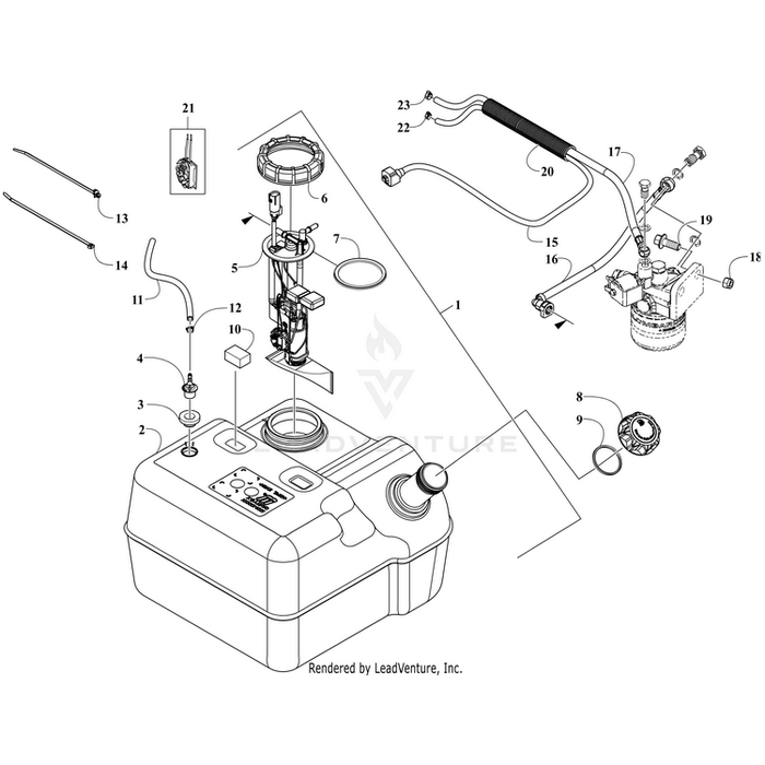 Clamp, Hose By Arctic Cat