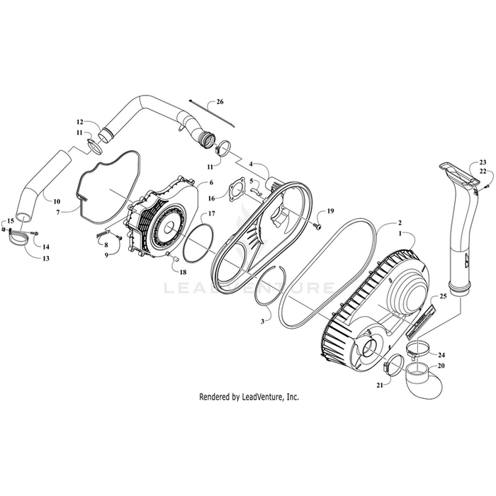 Clamp, Hose W/Thumbscrew By Arctic Cat