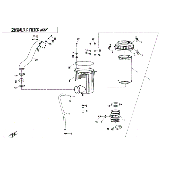 Clamp (Replaces 30601-116020) by CF Moto