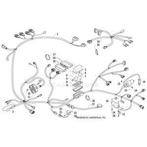 Clamp, Routing By Arctic Cat 0123-269 OEM Hardware 0123-269 Off Road Express