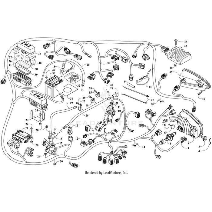 Clamp, Routing By Arctic Cat