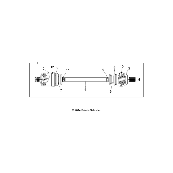 Clamp-Small,Atv-0056 by Polaris