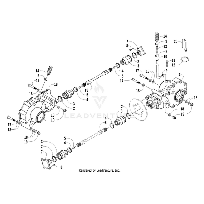 Clamp,Snap-9 Mm By Arctic Cat