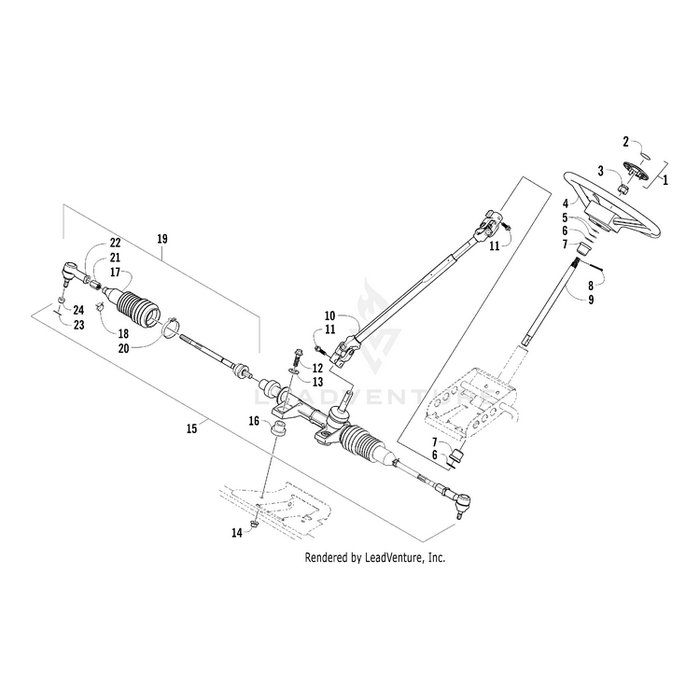 Clamp,Tie Rod End By Arctic Cat