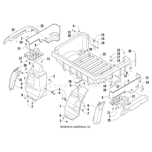 Clamp,Tube-1.125&Quot;(Arden Cov 1909 Zi) By Arctic Cat 0423-403 OEM Hardware 0423-403 Off Road Express