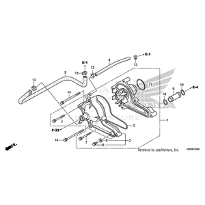 Clamp, Tube (D12.5) by Honda 95002-41250-08 OEM Hardware 95002-41250-08 Off Road Express Peach St