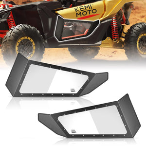 Clear Lower Door Inserts for Can-Am Maverick X3 by Kemimoto B0102-03001BK Lower Door B0102-03001BK Kemimoto