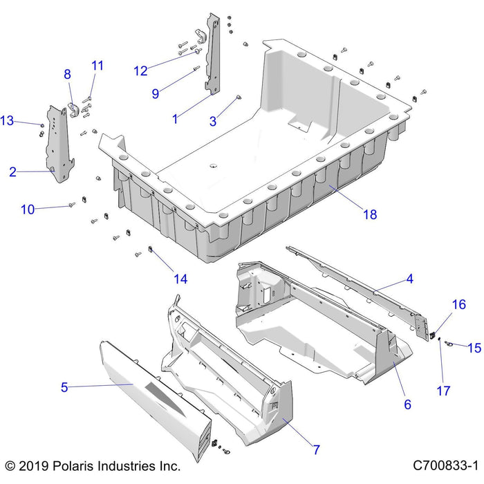 Clip, 1/4 Turn, 6 Mm by Polaris