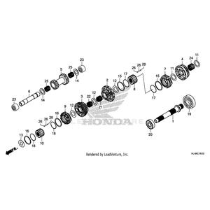 Clip (41.1Mm) by Honda 90617-HL4-000 OEM Hardware 90617-HL4-000 Off Road Express Peach St